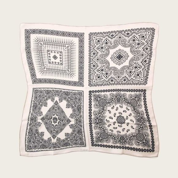 Paisley Print Multi-use Hair Tie - Picture 6 of 7